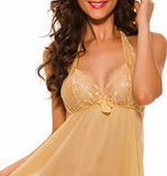 Beige Babydoll with matching underwear