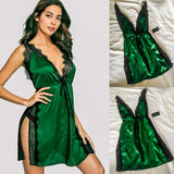Satin green doll silk satin green