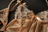 Simonbabydoll with lace matching underwear