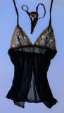 Black & Green baby doll Lingerie