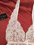 Powder pink Ruffles - Moon bell