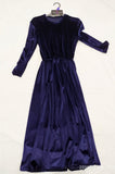 French Velvet Winter dress قطيفه فرنساوي - Moon bell
