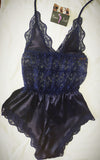 Sexy Satin & lace teddy - Moon bell